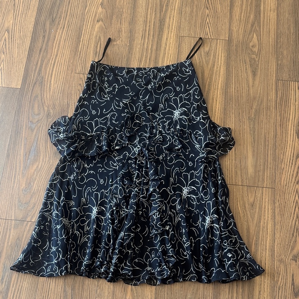 Vintage Lauren Ralph Lauren floral midi skirt